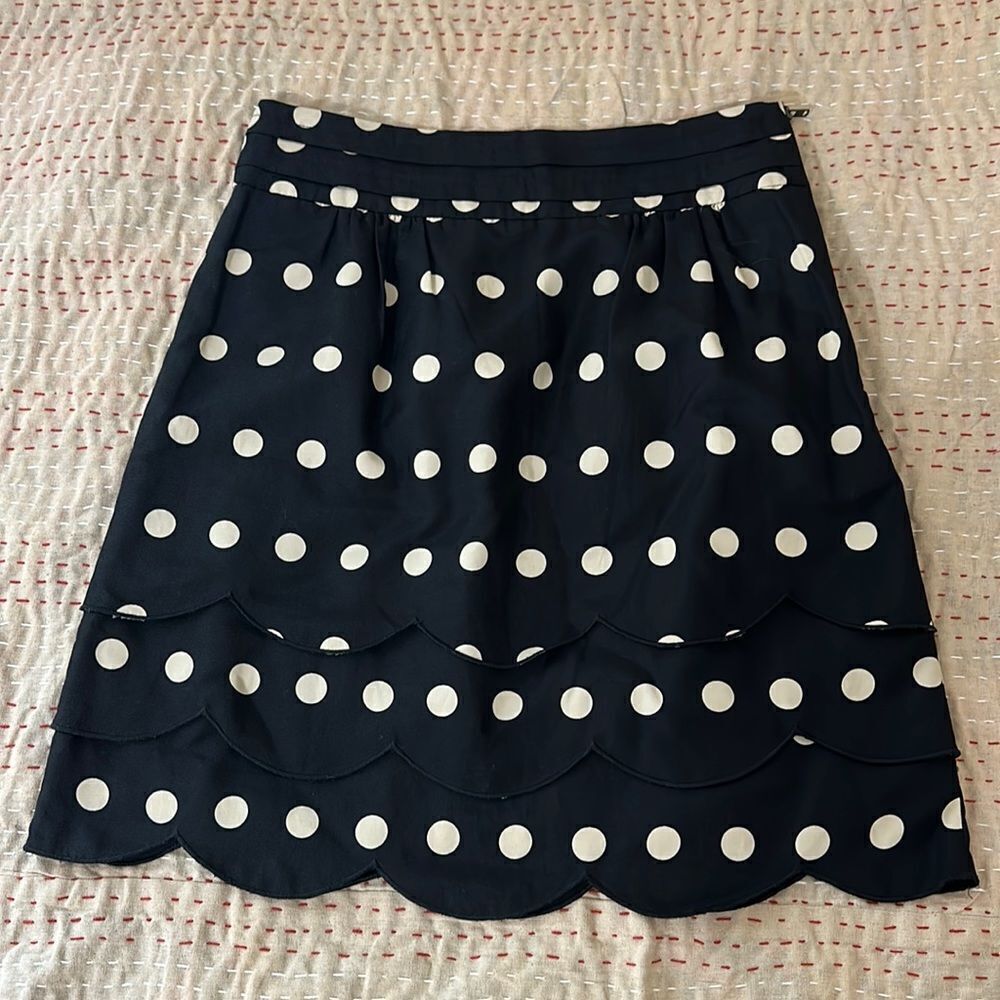 Anthropologie Floreat Polka Dot Skirt 2
